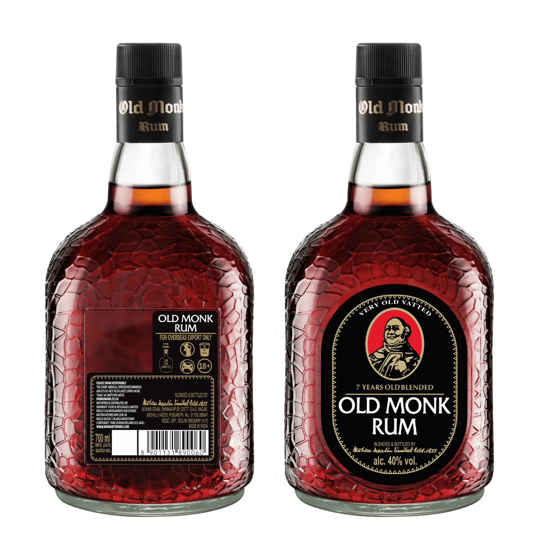 Old Monk Rum 7 Years 70cl - 40% ABV