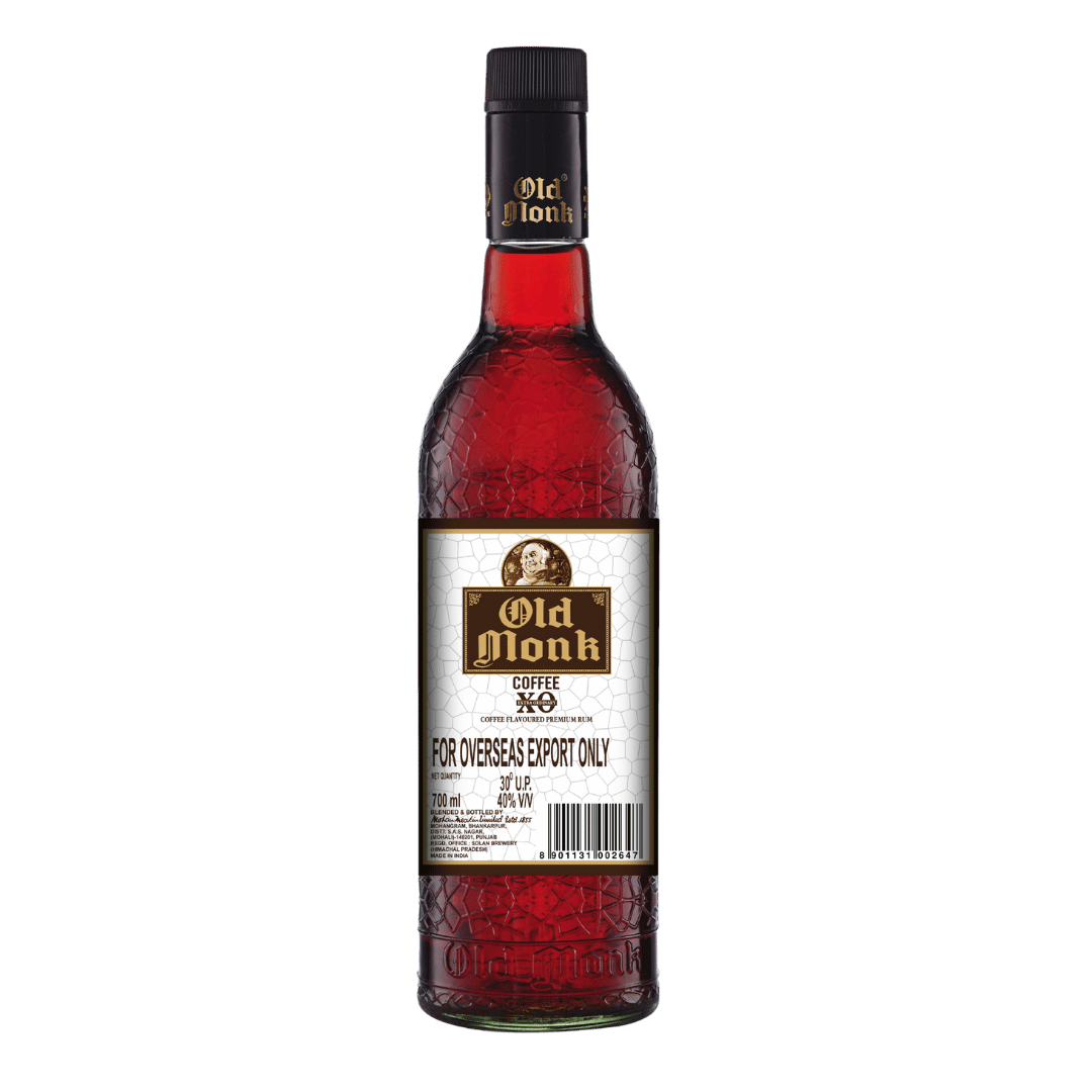 Old Monk Coffee Rum 70cl - 40% ABV