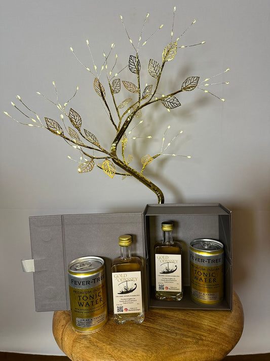 Gold Odyssey Christmas Mini Gift Box