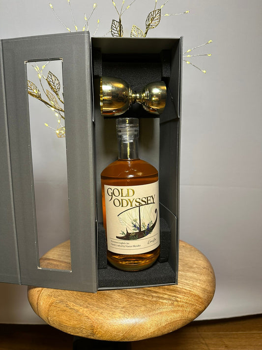 Gold Odyssey Christmas Gift Box